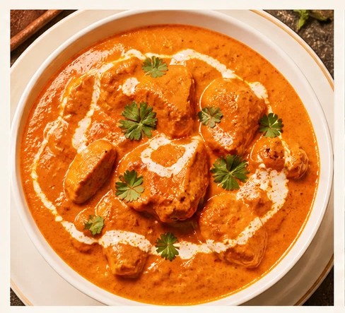 butter chicken saffron