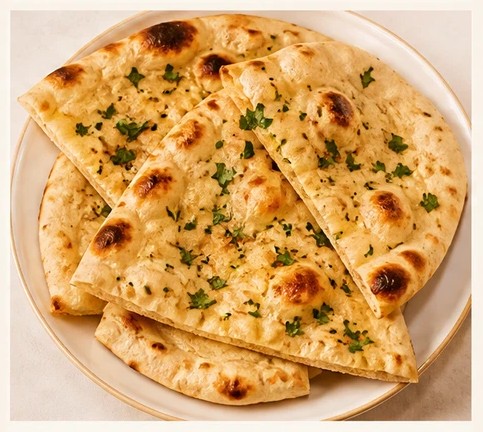 garlic nan saffron